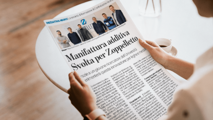 Press GdV Manifattura addittiva, svolta per Zoppelletto